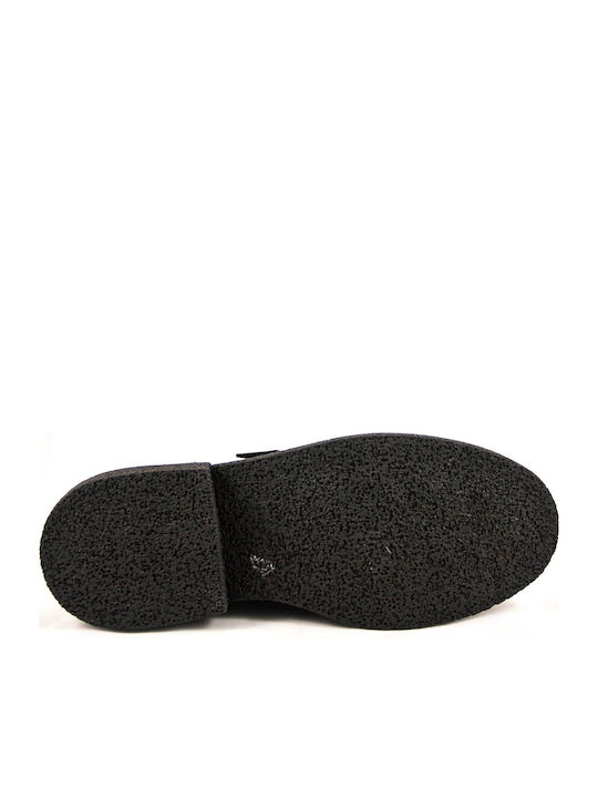 Leather Women's Moccasins in Green Color