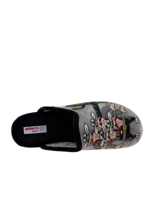 Adam's Shoes Men's Slipper Black