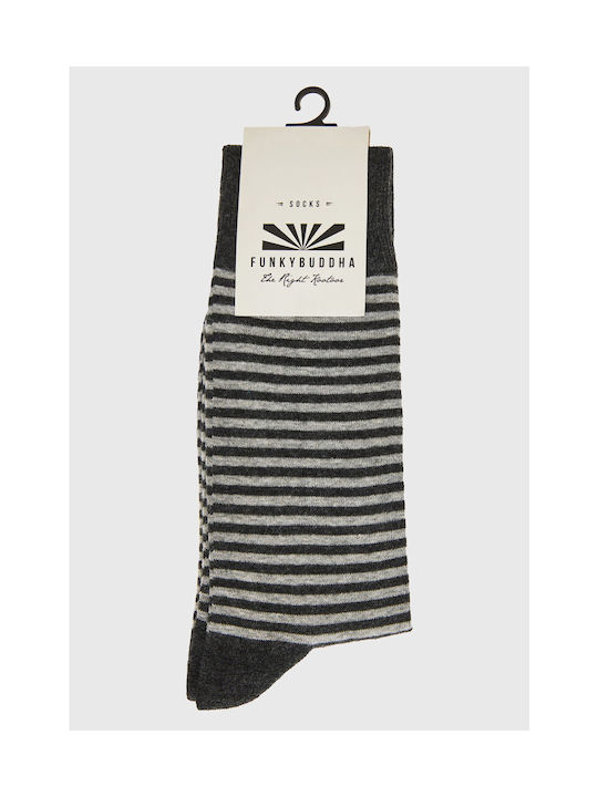 Funky Buddha Men's Socks Gray