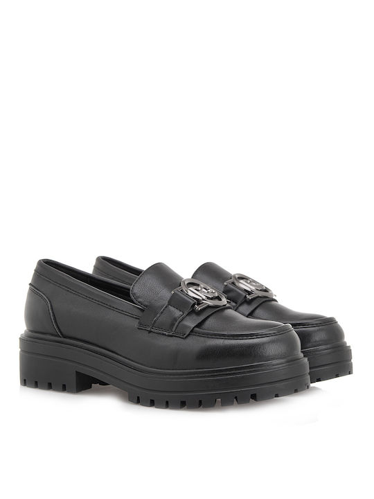 Renato Garini Damen Loafers in Schwarz Farbe