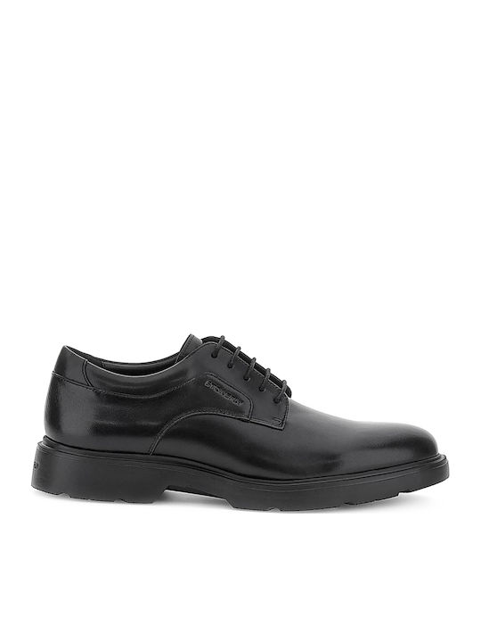 Leder Herren Freizeitschuhe Anatomisch Schwarz