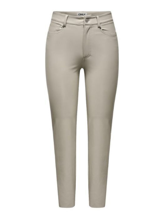 Hw Women's Fabric Trousers Ivory