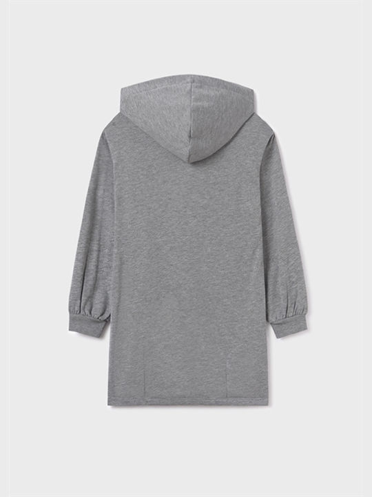 Mayoral Sweatshirt Kids Dress Gray