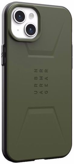 UAG Civilian Задна корица Силикон / Пластмаса Каки (iPhone 15 Plus)