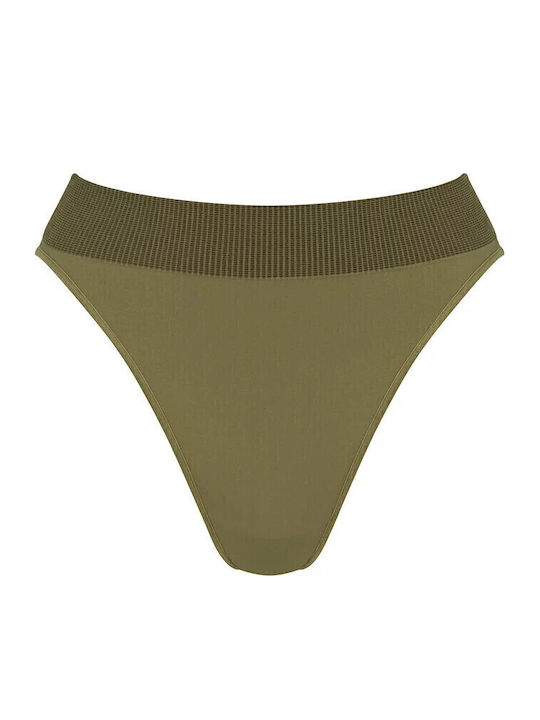 Ever Infused Damen Slip Khaki