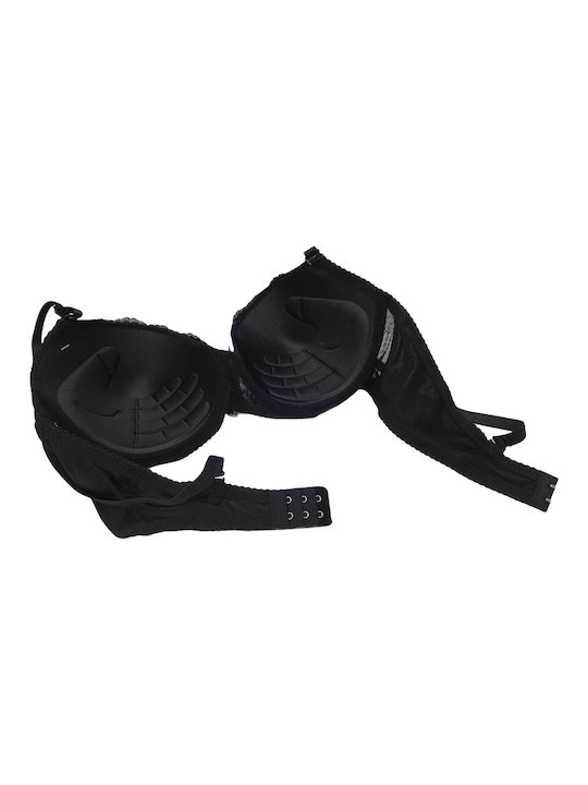 Lunna Bra with Light Padding Underwire Black