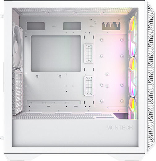 Montech Air 903 Max Gaming Midi Tower Computer Case with Side Window White