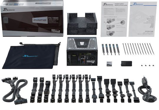 Seasonic Prime TX ATX 3.0 1300W Μαύρο Τροφοδοτικό Υπολογιστή Full Modular 80 Plus Titanium