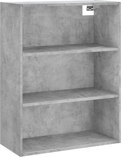 Bibliotecă Gri 69,5x34x180 cm