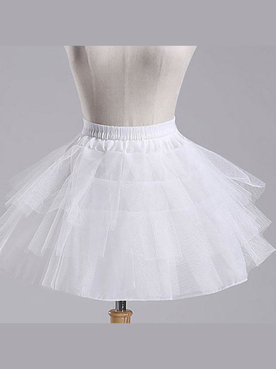 Kids' Tulle Tutu Skirt White