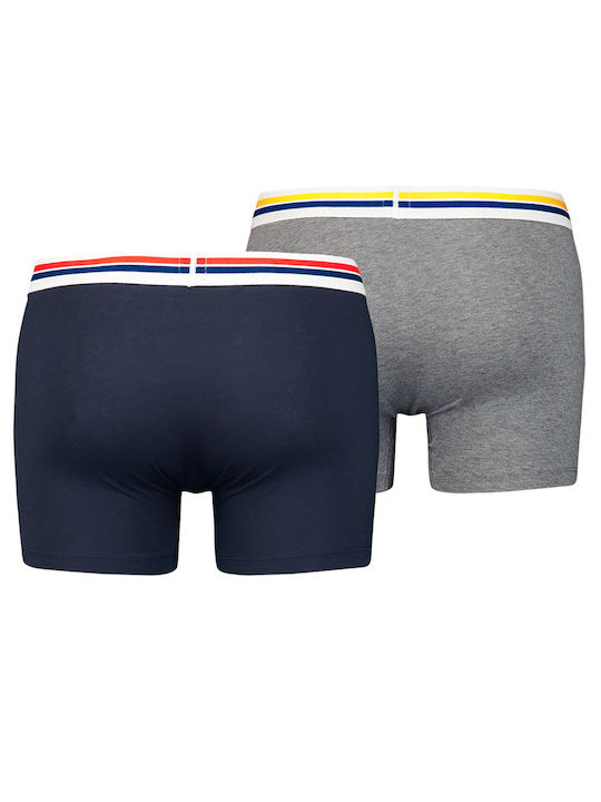 Levi's Boxeri pentru bărbați Multicolor cu modele 2Pachet