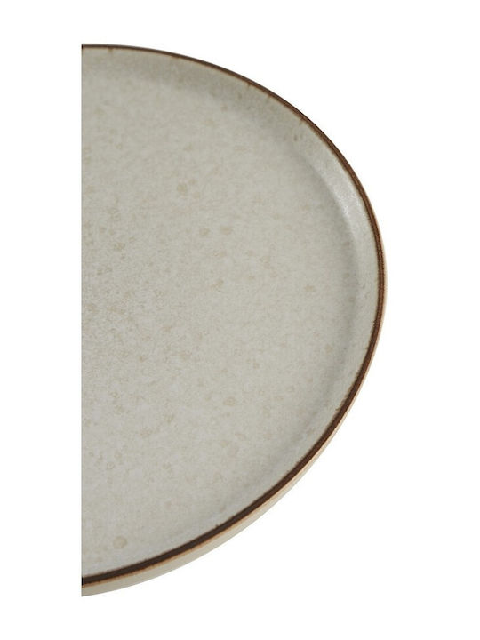 Espiel Ceramic Shallow Plate Beige 21cm 6pcs