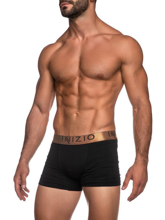 Ανδρικά Μποξεράκια Μαύρο/Μπρονζέ 2Pack