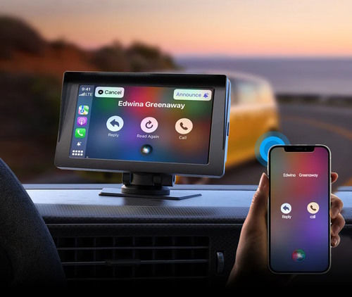 Campark Οθόνη 7" Multimedia για Ταμπλό Αυτοκινήτου με Apple CarPlay / Android Auto / Bluetooth / GPS Android Auto / Carplay