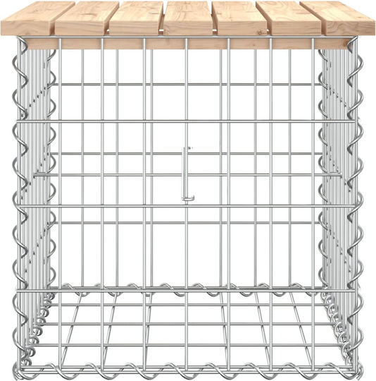 Metallischer Gartenhocker Würfel Für Außenbereich Braune 43x44x42cm