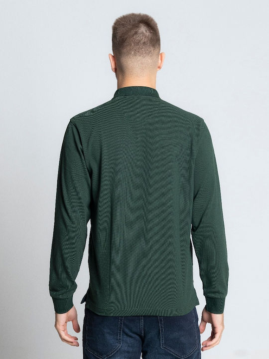 Polo Bluză cu mânecă lungă Verde închis
