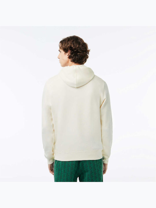 Lacoste Men's Sweatshirt with Hood Beige