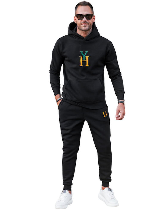 Sweatshirt with Hood Black
