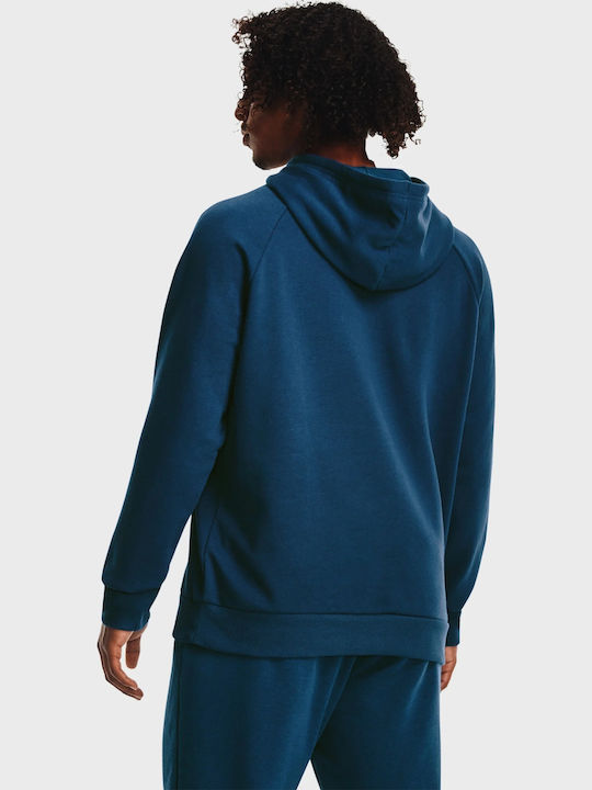 Rival Sweatshirt With Blue Hood