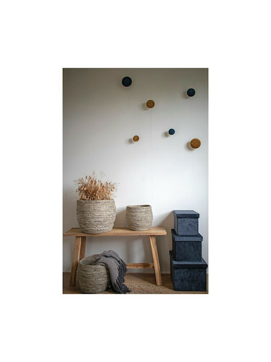 Metal Pink Wall Hanger Set 3 10x5x10cm