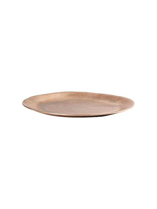 Butlers Dekorative Platte Metallisch Gold 1Stück 32x32cm