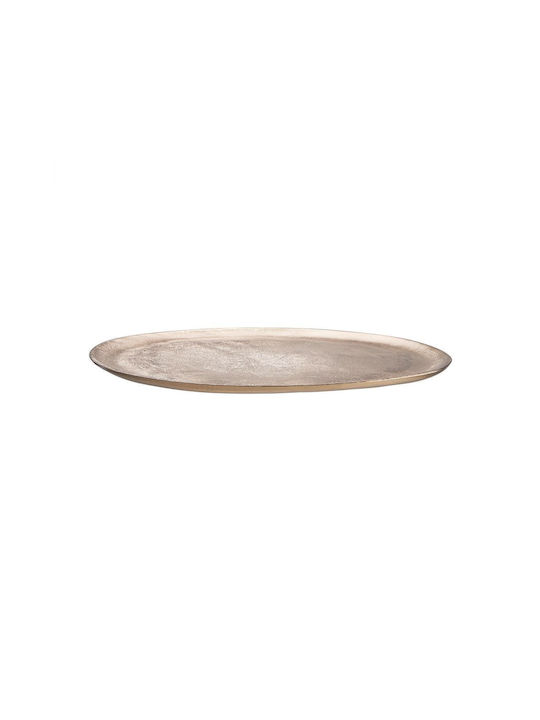 Butlers Dekorative Platte Metallisch Gold 1Stück 30x30cm