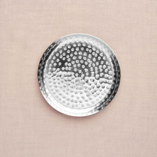 Butlers Platou Decorativ Din Aluminiu Argintiu 27x27x5 cm