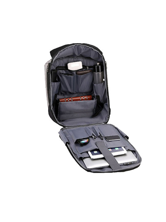 Amber Чанта Раница за лаптоп 15.6" в Черен цвят AM2004-BLACK
