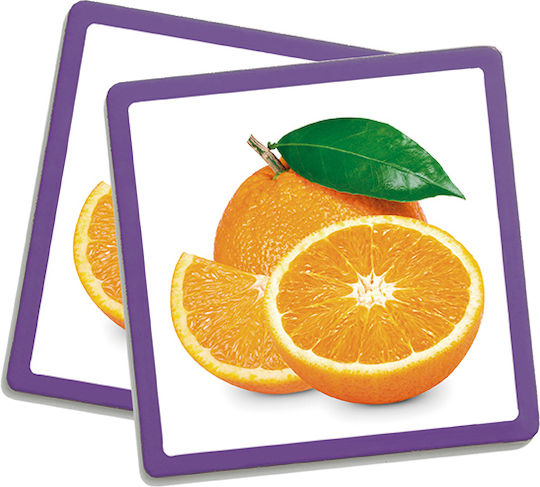Akros Memo Maxi Υγιεινά Τρόφιμα Educational Game Knowledge for 2-8 Years Old