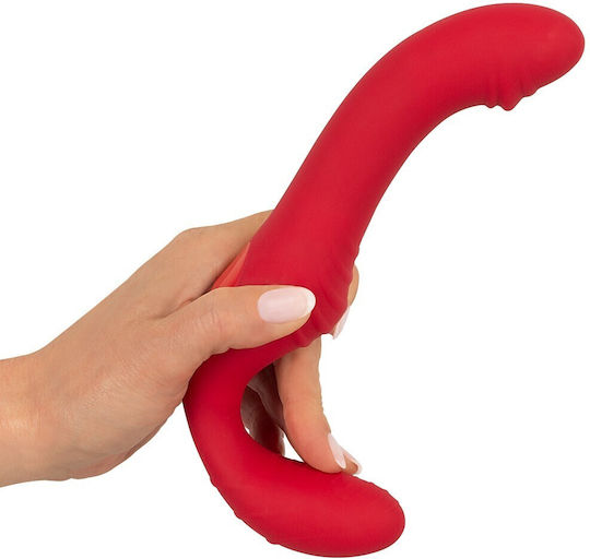 You2Toys Trägerlos Strap On mit Dildo mit Vibration in Rot Farbe