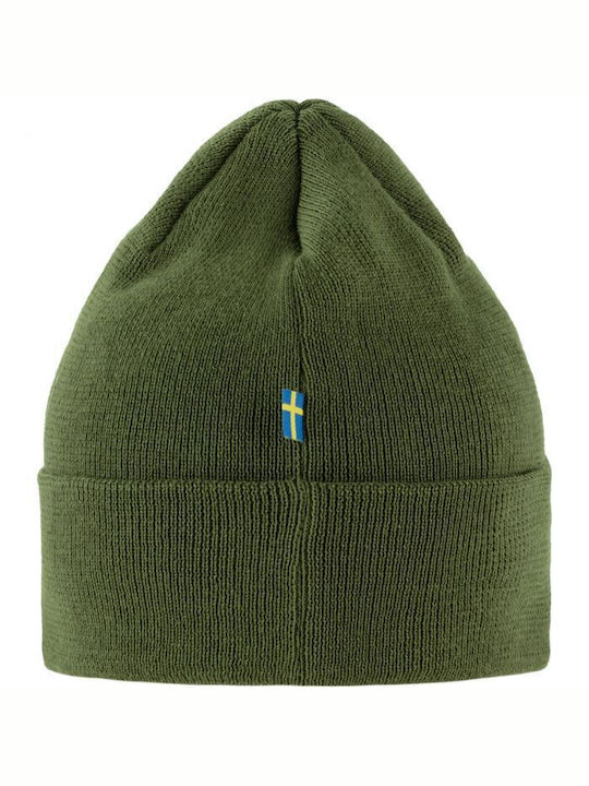 Fjallraven Vardag Beanie Unisex Σκούφος Πλεκτός σε Πράσινο χρώμα