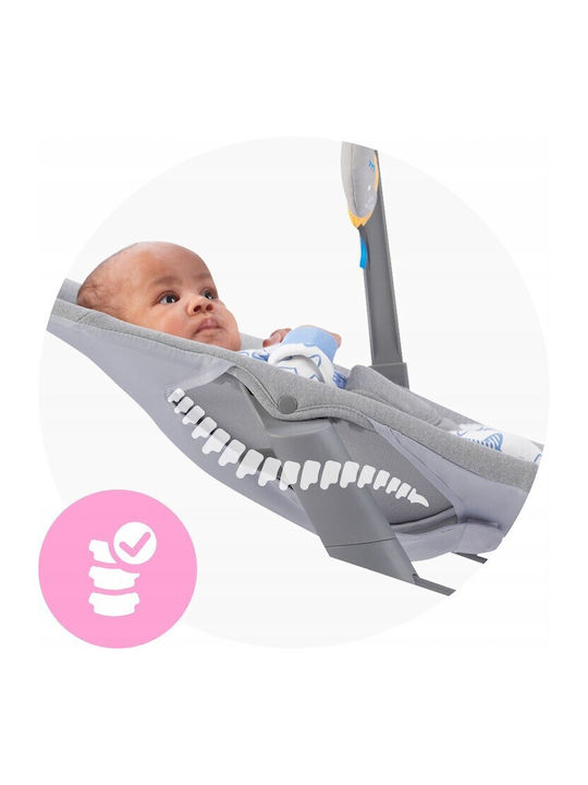 Kinderkraft Ръчен Релакс За Бебета Calmee Сив За Дете До 9kg