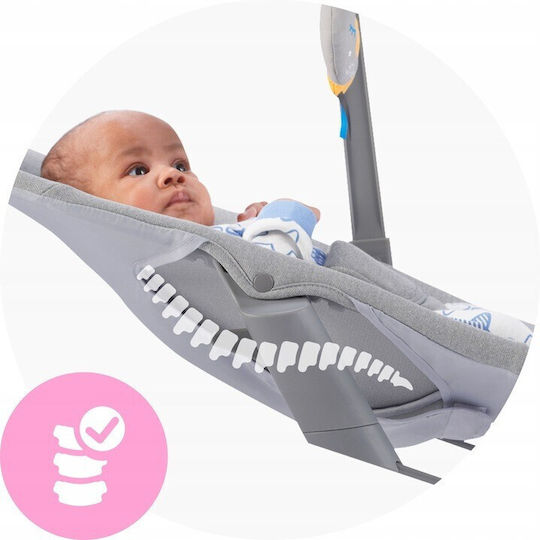 Kinderkraft Calmee Manual Baby Relax Gray