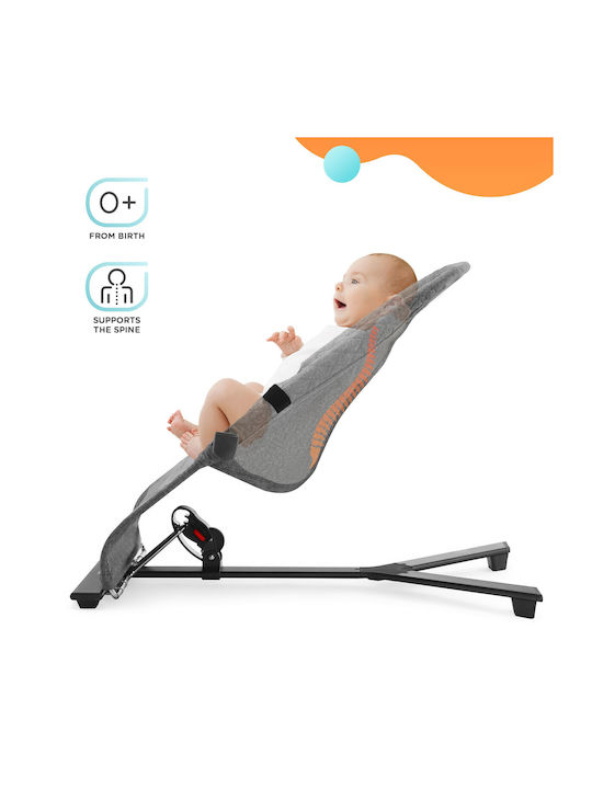 Kinderkraft Manual Baby Relax Gravity Buoy Mimi Gray for Child up to 9kg