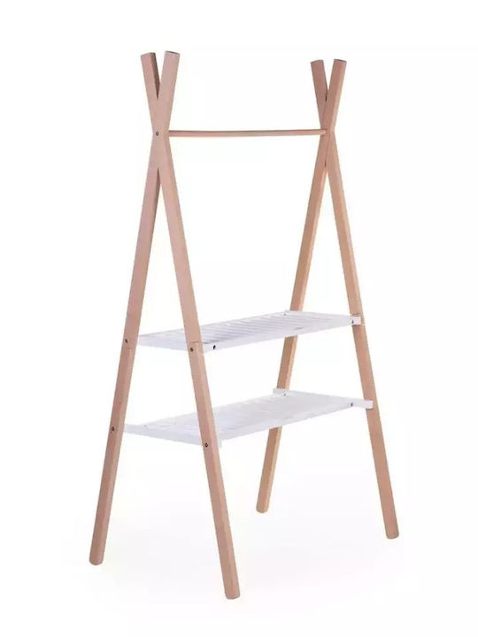 Childhome Λίκνο Tipi 2 in 1 με Ρόδες Λευκό