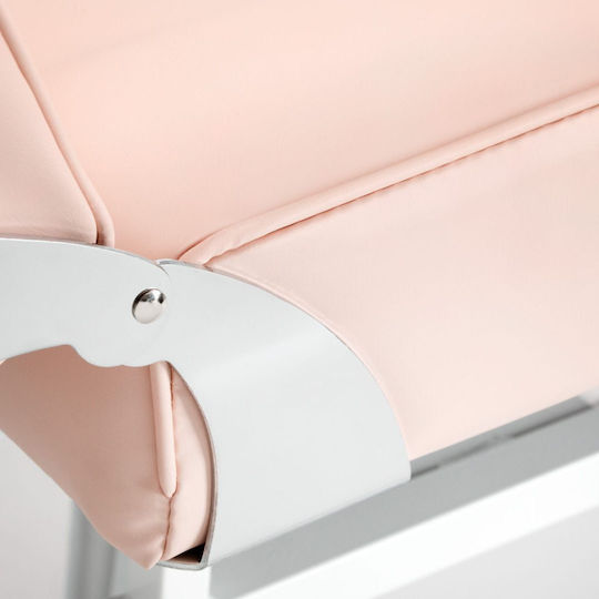 Elegant Furniture Beauty Chair Pink with Adjustable Height and Hydraulic Lifting