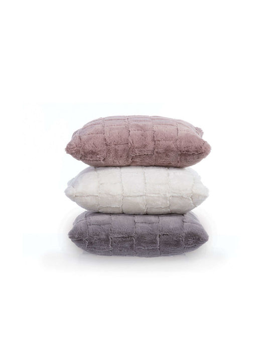 Nef-Nef Homeware Sofa Cushion Barlow from Fur Ecru 45x45cm.