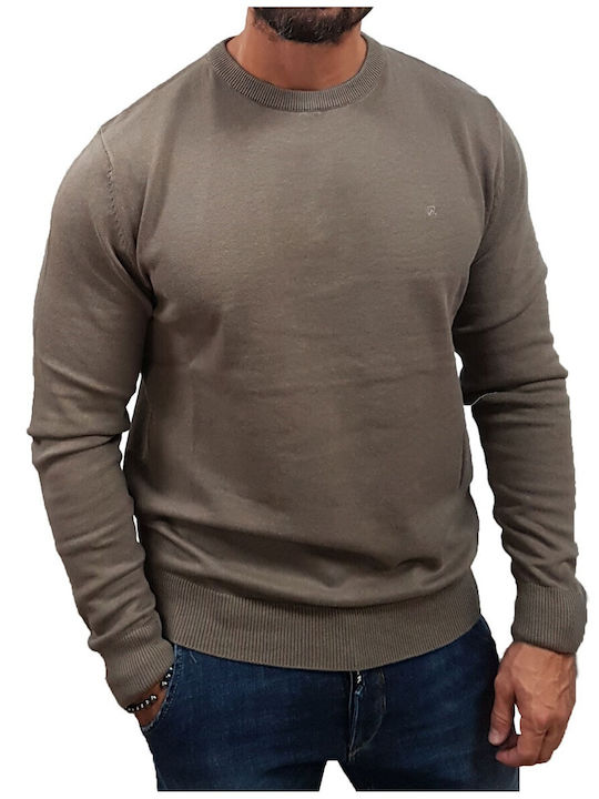 Rebase Herren Langarm-Pullover Gray