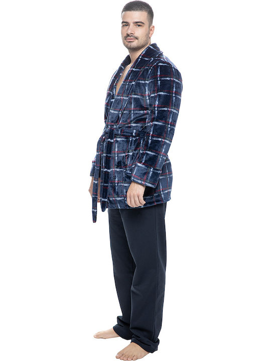 Koyote Χειμερινή Ανδρική Ρόμπα Fleece