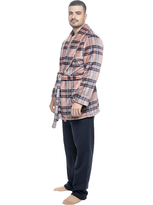 Koyote Χειμερινή Ανδρική Ρόμπα Fleece