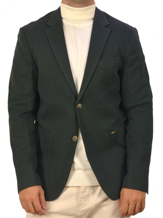 Gianni Lupo Men's Suit Jacket Regular Fit Green