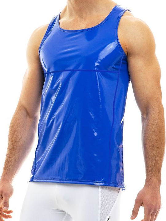 Modus Vivendi Men's Short Sleeve Undershirt Blue