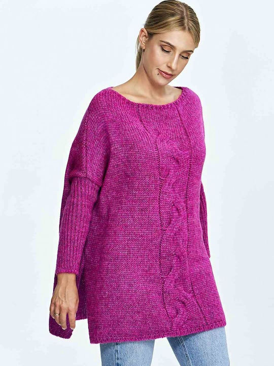 Figl Women's Long Sleeve Sweater Purple