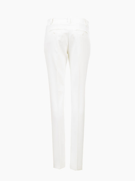 Zadig & Voltaire Strass Rain Women's Fabric Trousers White