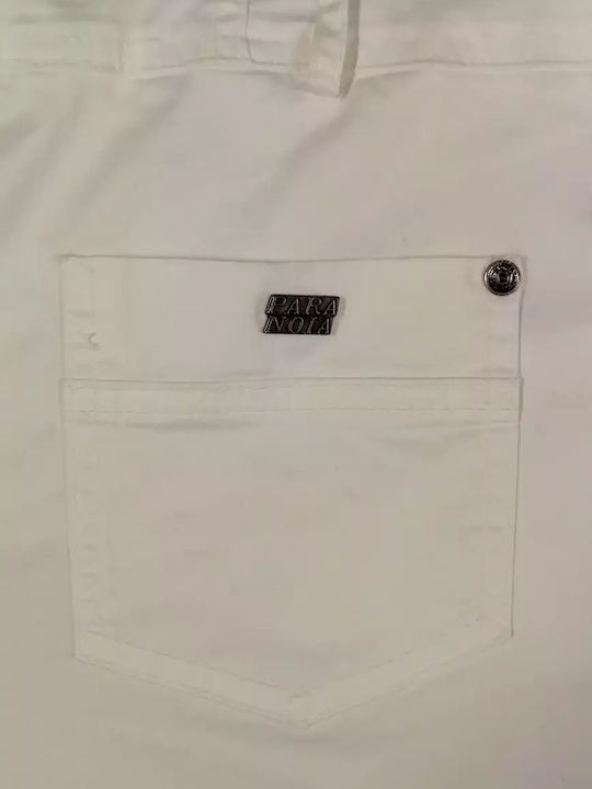 Dama Tesatura Pantaloni Alb