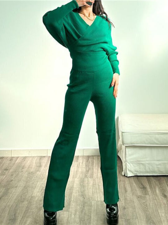 Chica Women's Green Set with Trousers