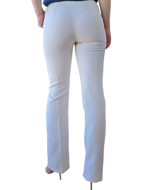 Remix Women's Fabric Trousers White