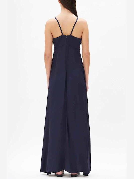 Ioanna Kourbela All Day Spaghetti Strap Midi Dress Blue -13267