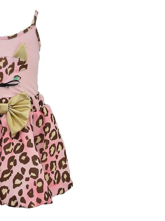 All Stars Kids Dress Animal Print Pink