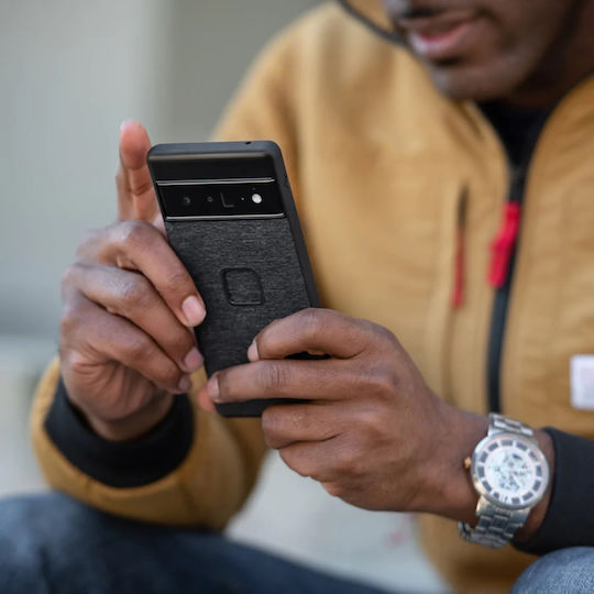 Peak Design Umschlag Rückseite Stoff Gray (Google Pixel 7 Pro)
